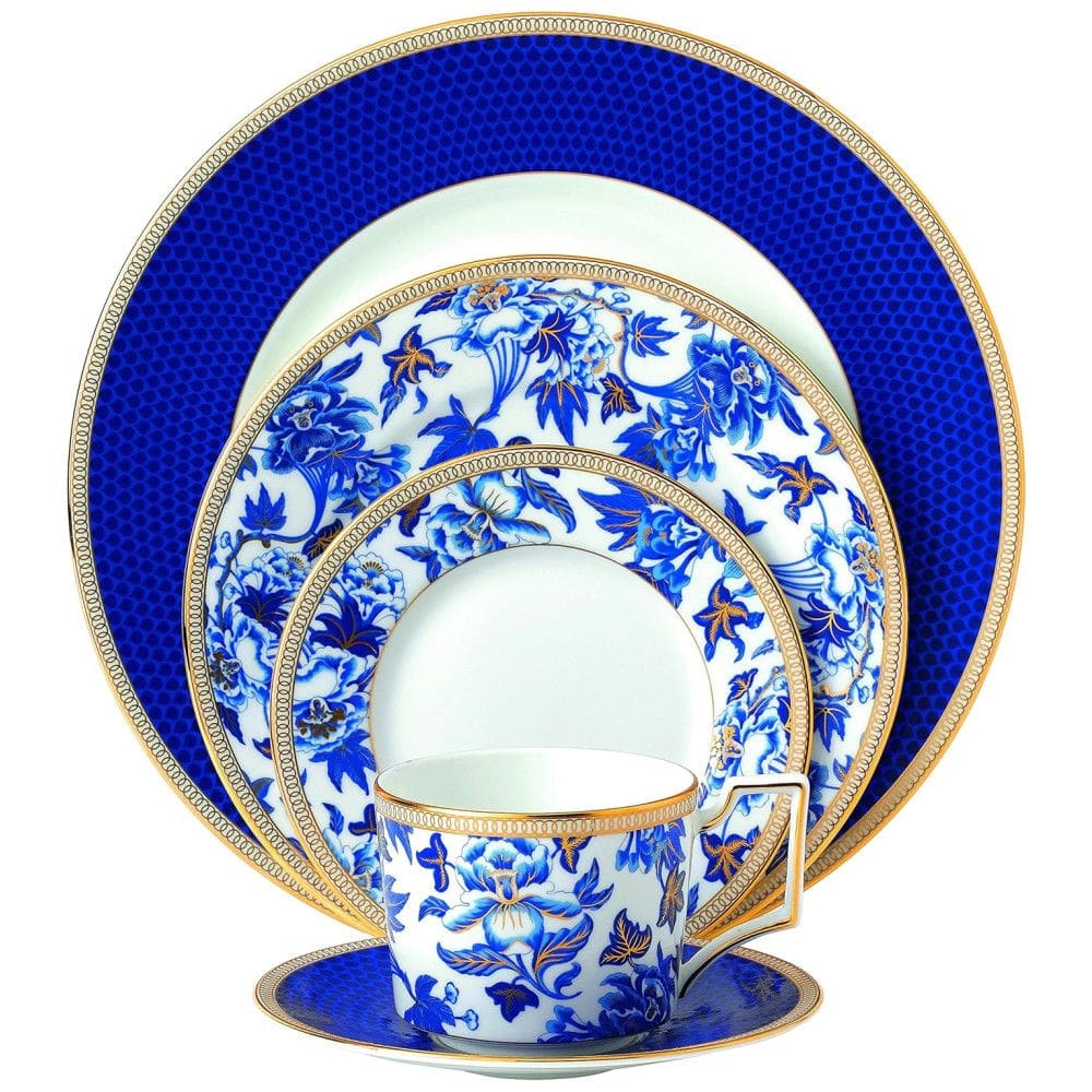Conjunto de Aparelho de Jantar em Alta Qualidade e Elegância com 5 Peças e Material de Porcelana, Wedgwood 40003902, Branco