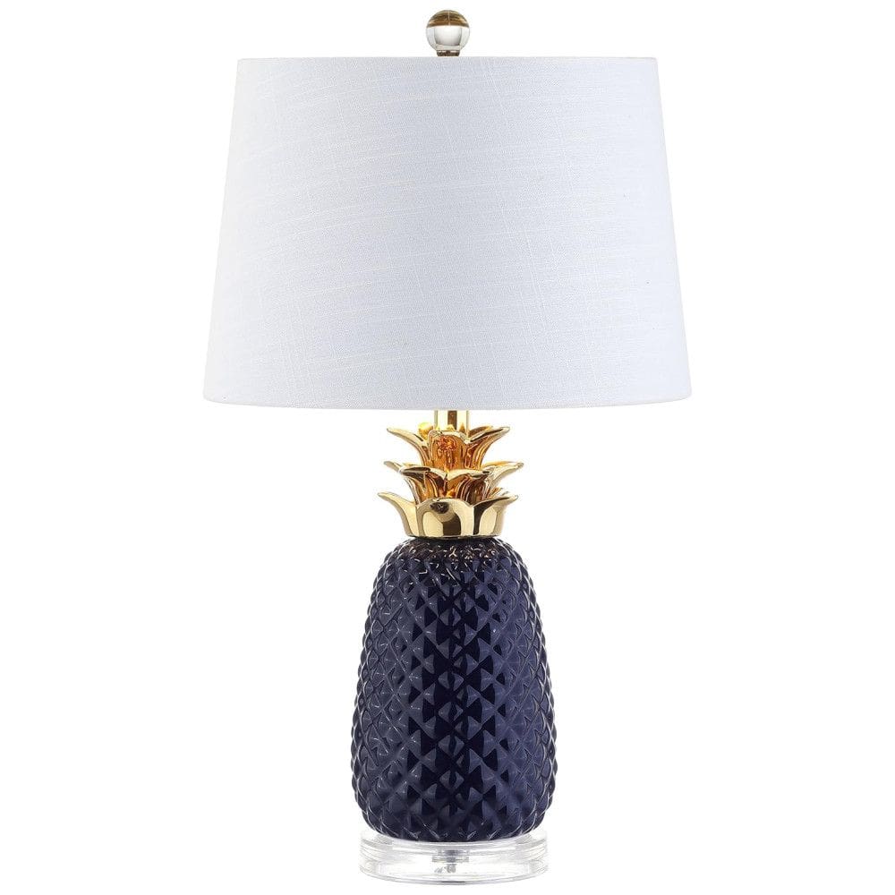 Abajur Luminária de Mesa em Cerâmica, Estilo Contemporâneo com 58 cm de Altura para Quarto, Sala de Estar e Escritório, 110V 60W
