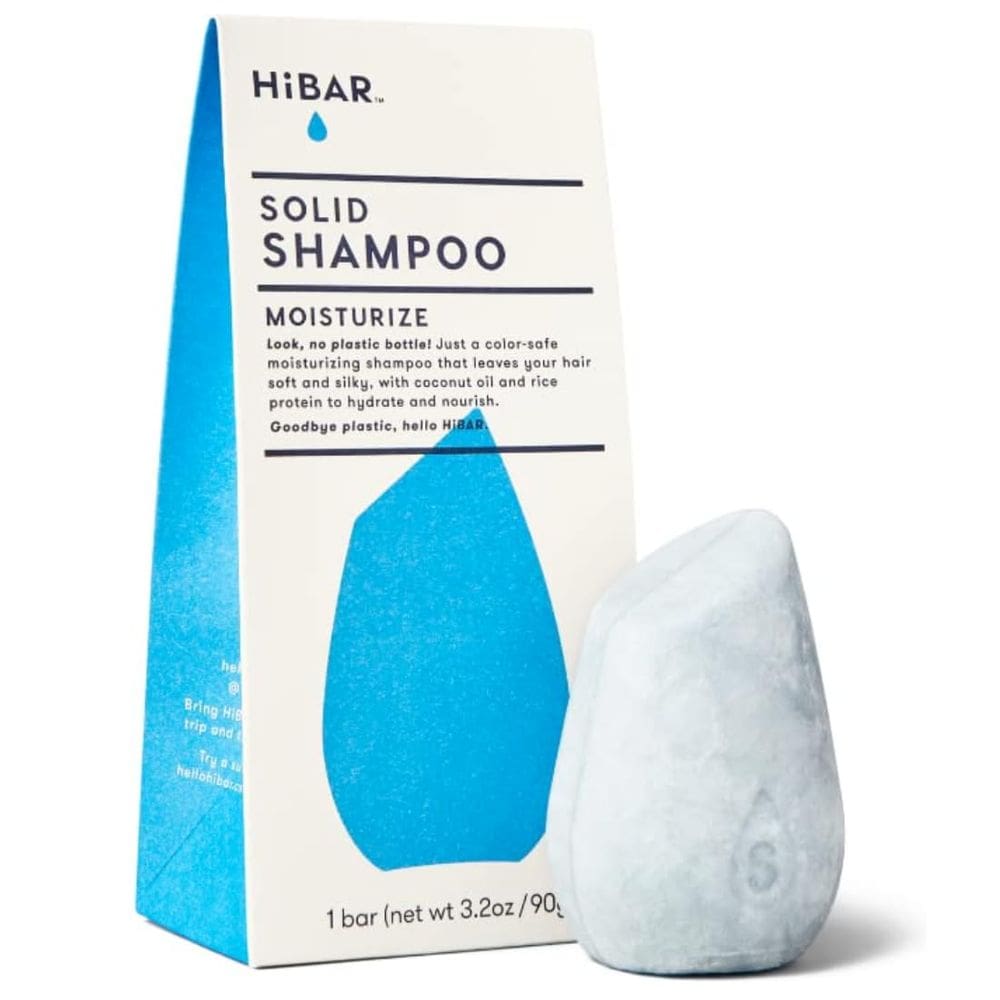 Shampoo Bar HIBAR Moisturize para cabelos secos e crespos veganos