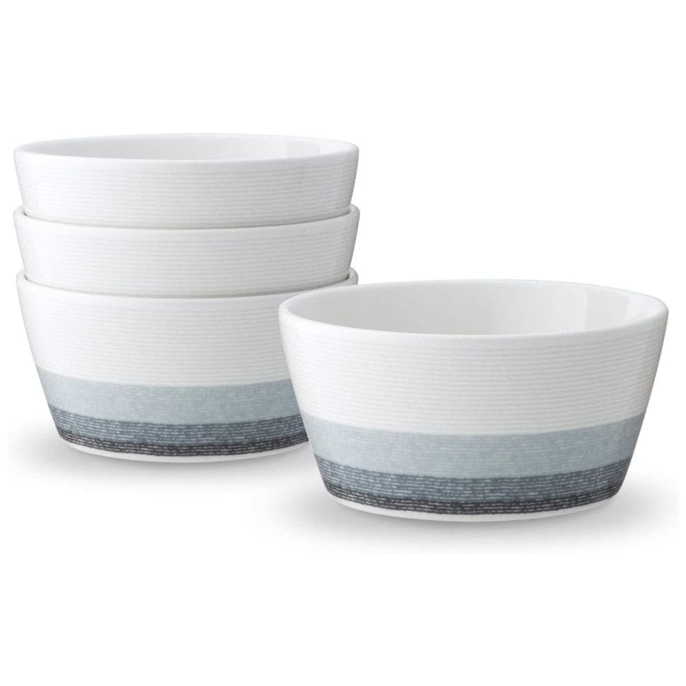 Conjunto de Tigelas, Estilo Moderno com 4 Peças, Capacidade de 740mL, Material de Porcelana e Formato Redondo, Noritake G017-500D