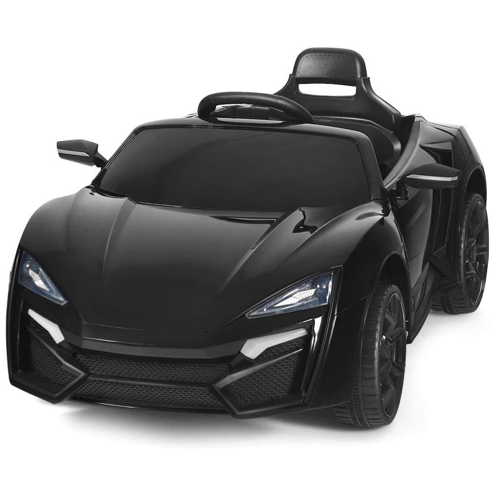 Ride on Car, veículo elétrico alimentado por bateria de 12V com modos de controle remoto manual e 2.4G, luzes LED, buzina, música, MP3, USB