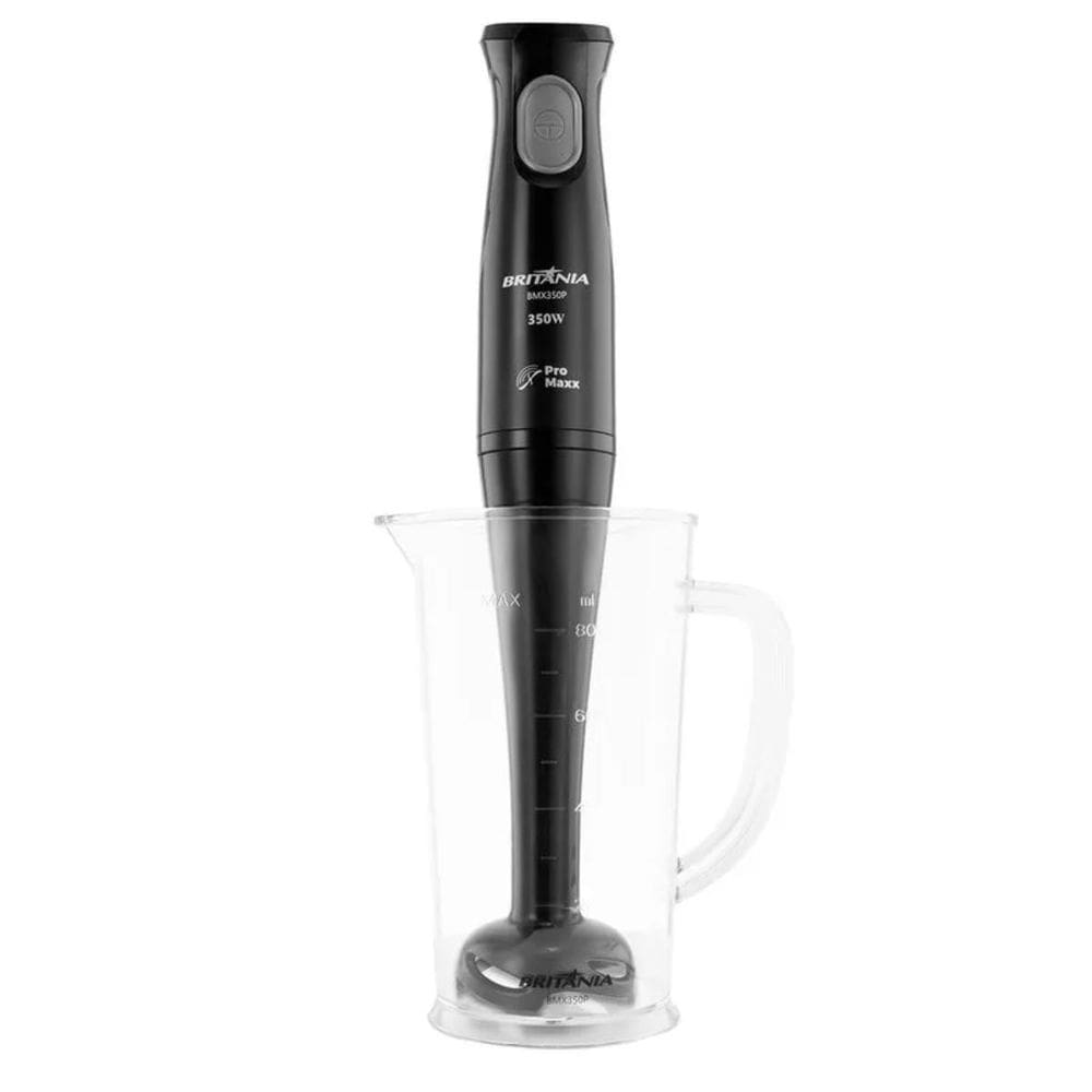 Mixer de Mão Portátil 2 Lâminas Pro Maxx Potência 300w Copo 1,05L com Tampa Britânia