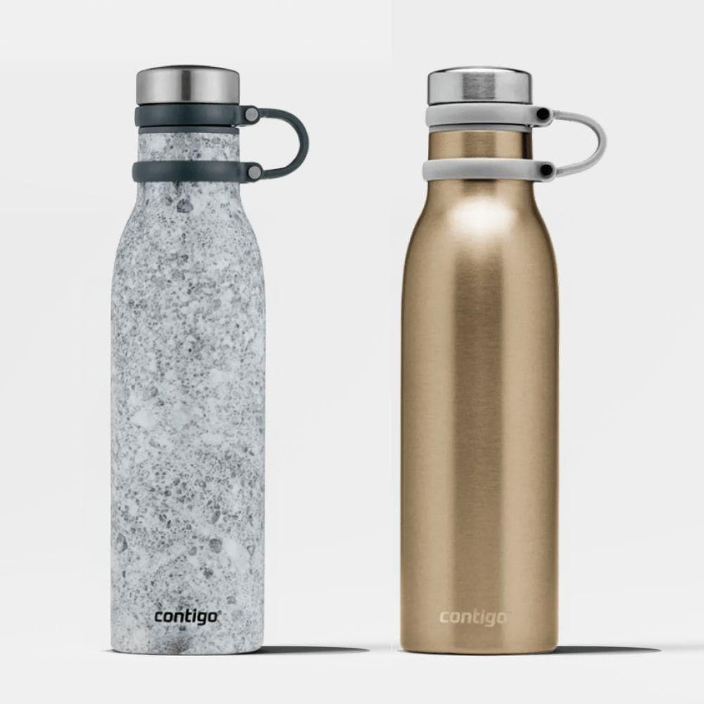 Kit Com 2 Garrafas Térmicas Matterhorn Chardonnay E Specked Slate Contigo | 591ml