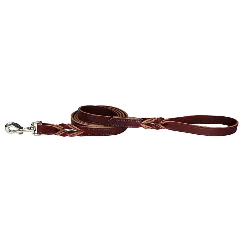 Coleira para cães OmniPet Latigo Twist 1,8 m, marrom, 2 cm
