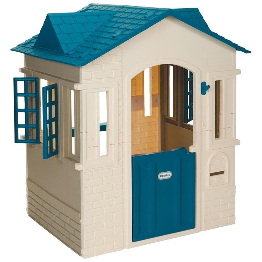 Casinha Infantil Interativa para Crianças de 2 a 6 Anos, Branca, LITTLE TIKES 654053M, Creme