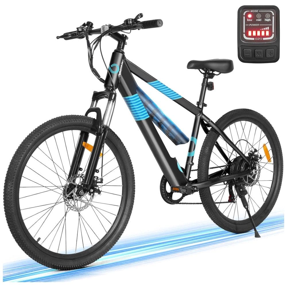 Bicicleta Elétrica para Adultos MULTIJOY EB262, Bateria Removível Integrada Invisível de 36V, Motor Sem Escovas de 350W Pico 450W