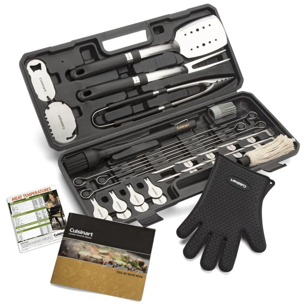 Conjunto de ferramentas de churrasco, 36 peças, CUISINART CGS 8036, Preto