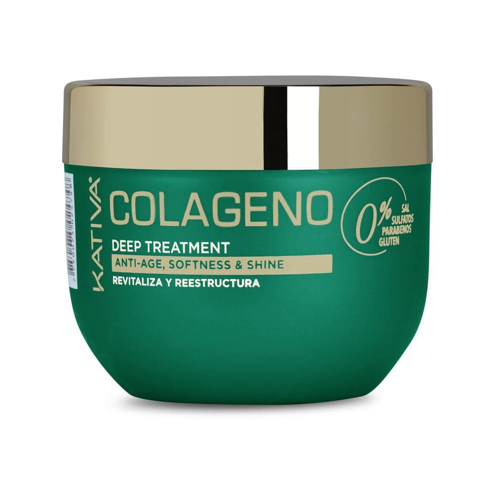 Máscara de tratamento profundo Kativa Collagen 250ml para cabelos envelhecidos