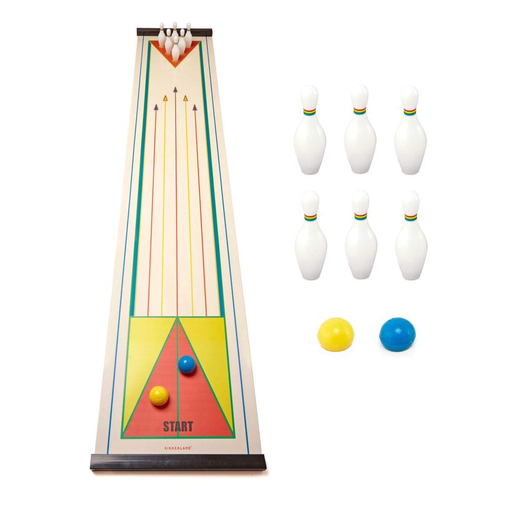 Jogo de mesa Kikkerland Mini Bowling Family Fun