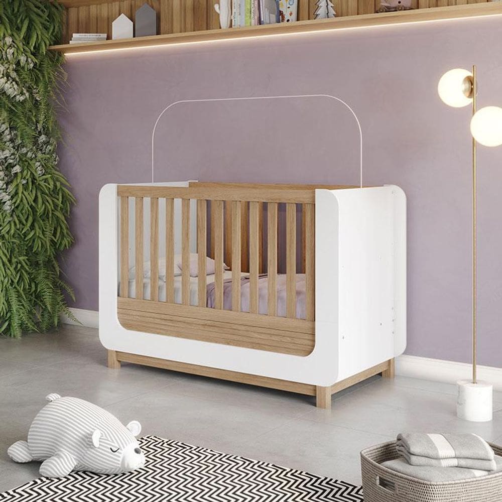 Berço Mini Cama Aconchego Ambiente Branco Jequitibá HP - Henn
