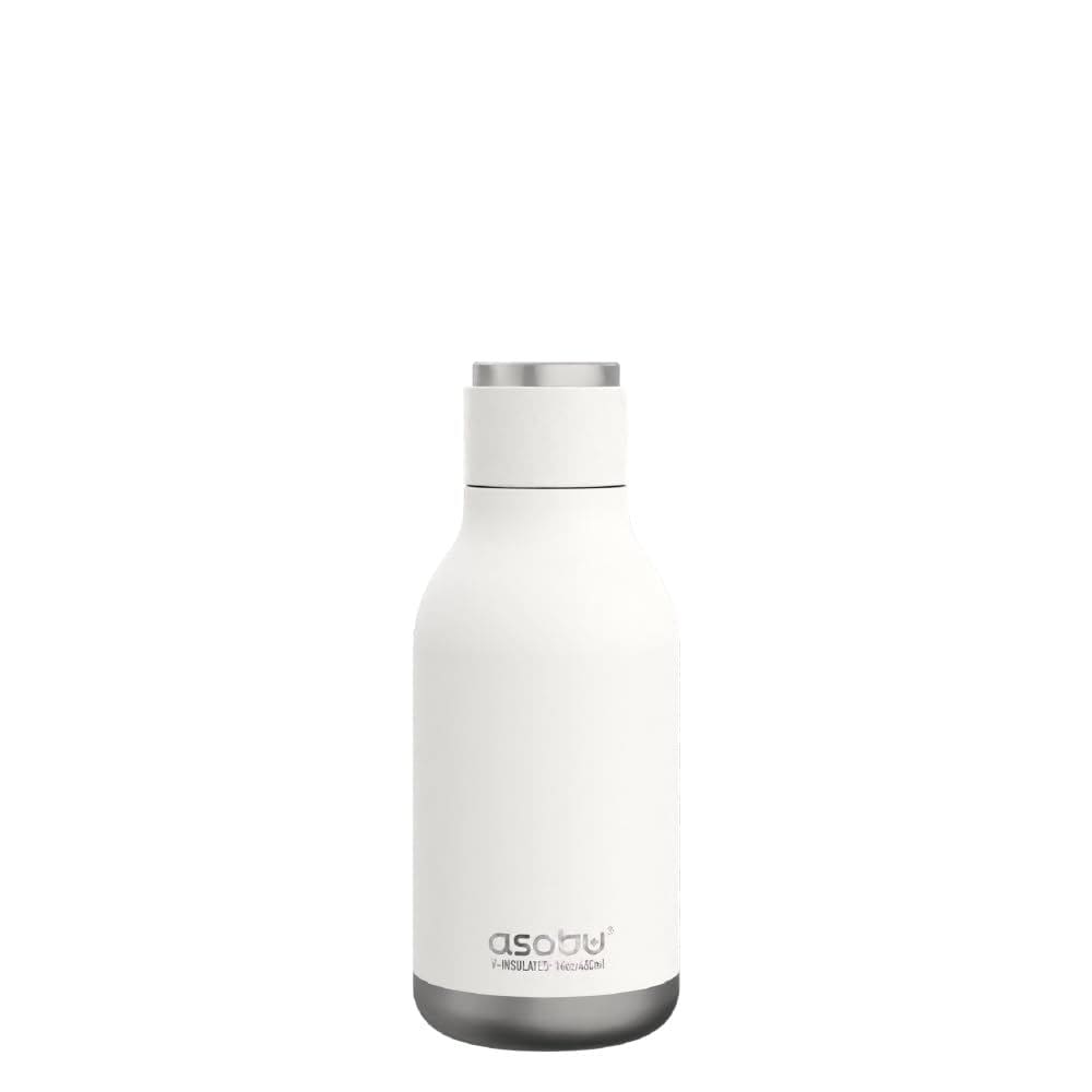 Garrafa Asobu Urban Isolated Inox Steel 473mL branca