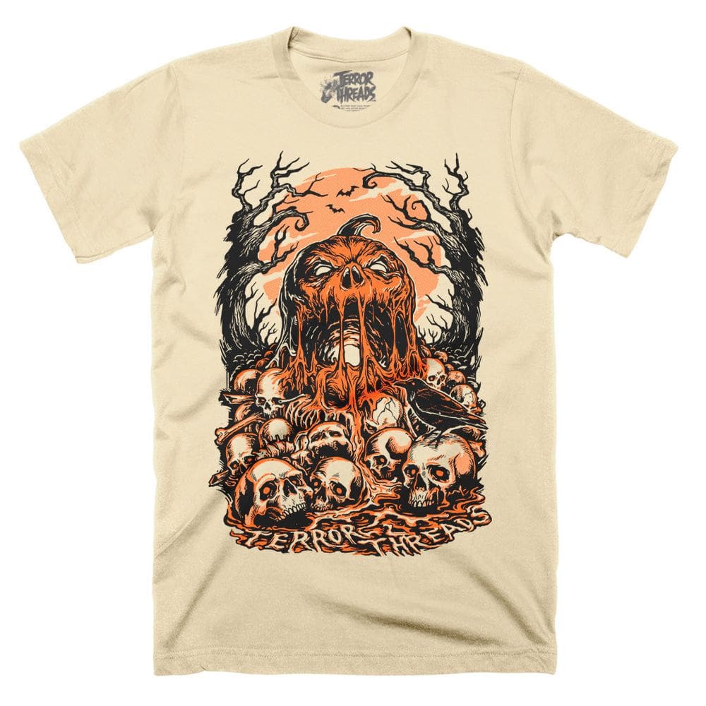 Camiseta ROCKINSTONE Bone Deep Halloween 2025 100% algodão