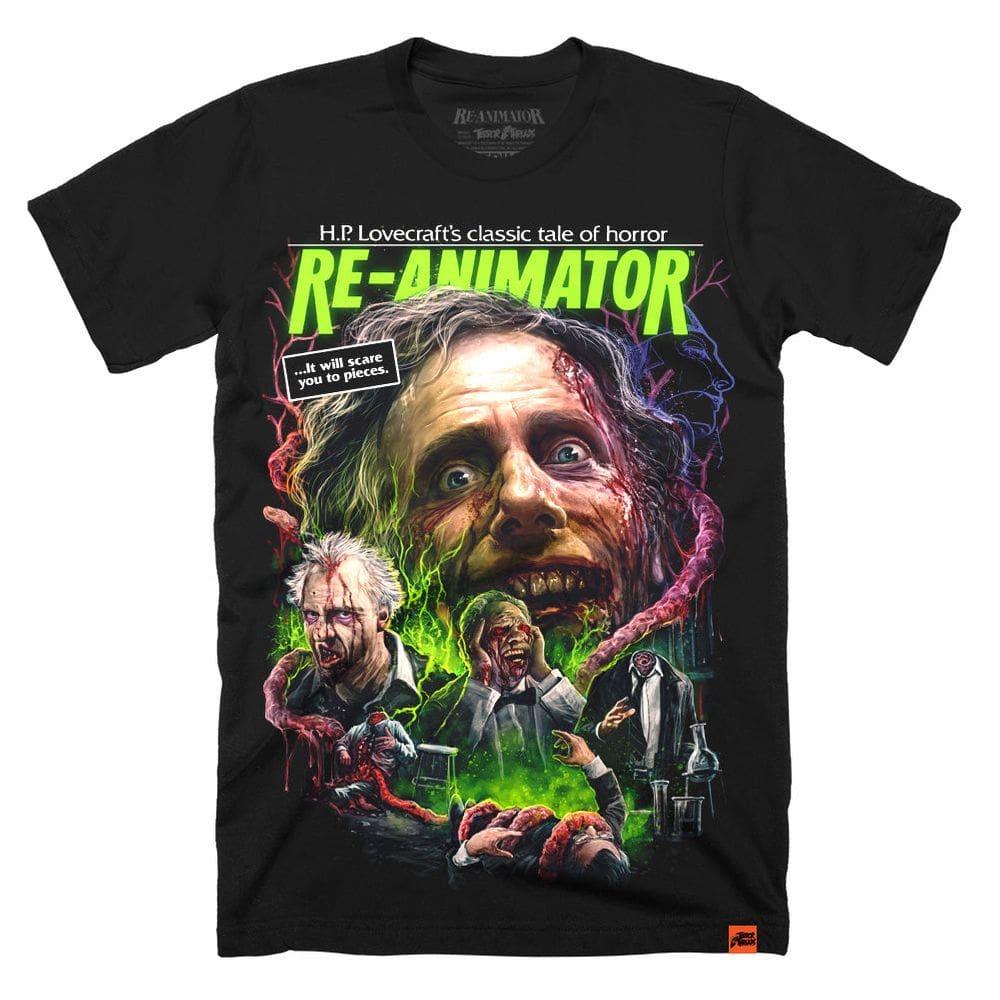 Camiseta ROCKINSTONE Re-Animator The Dead Don`t Rest Halloween