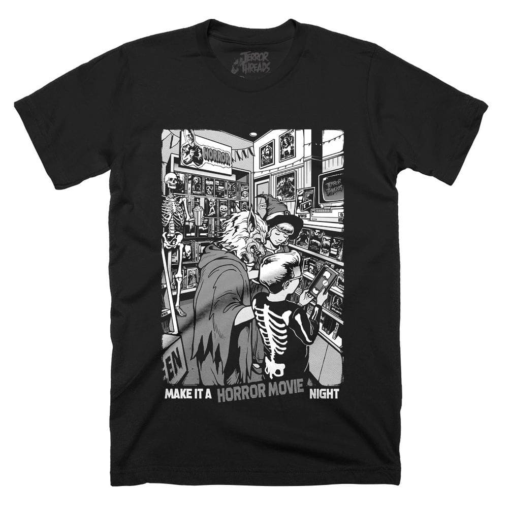Camiseta ROCKINSTONE Make It A Horror Movie Night Halloween