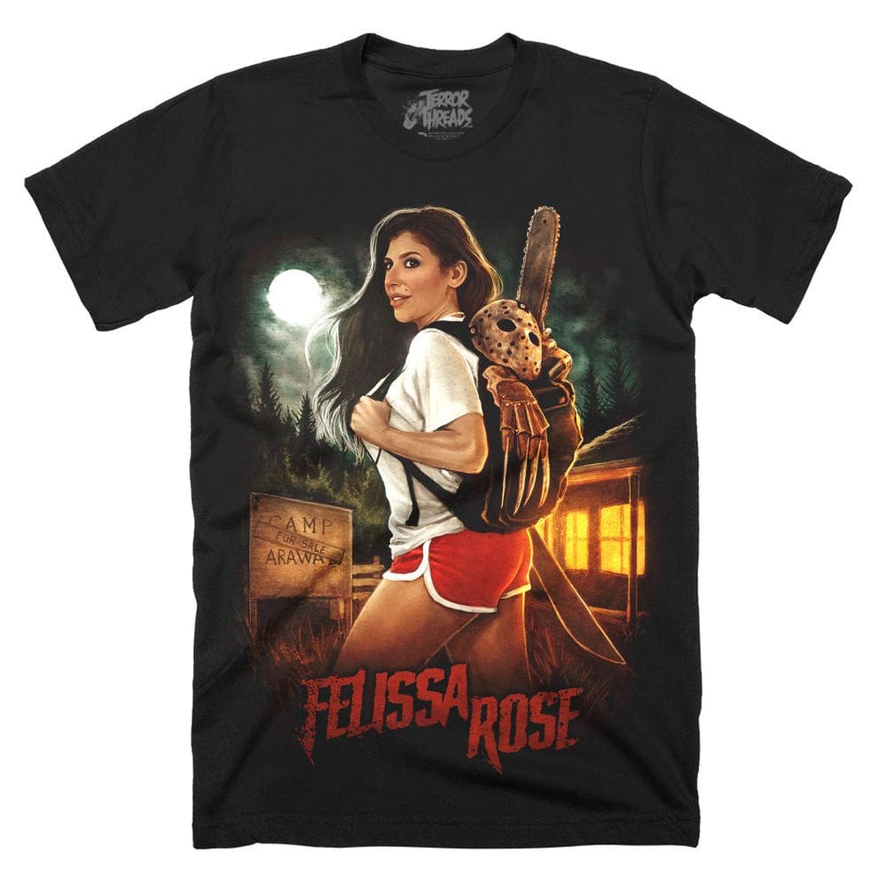 Camiseta ROCKINSTONE Felissa Rose Happy Camper Halloween 2025