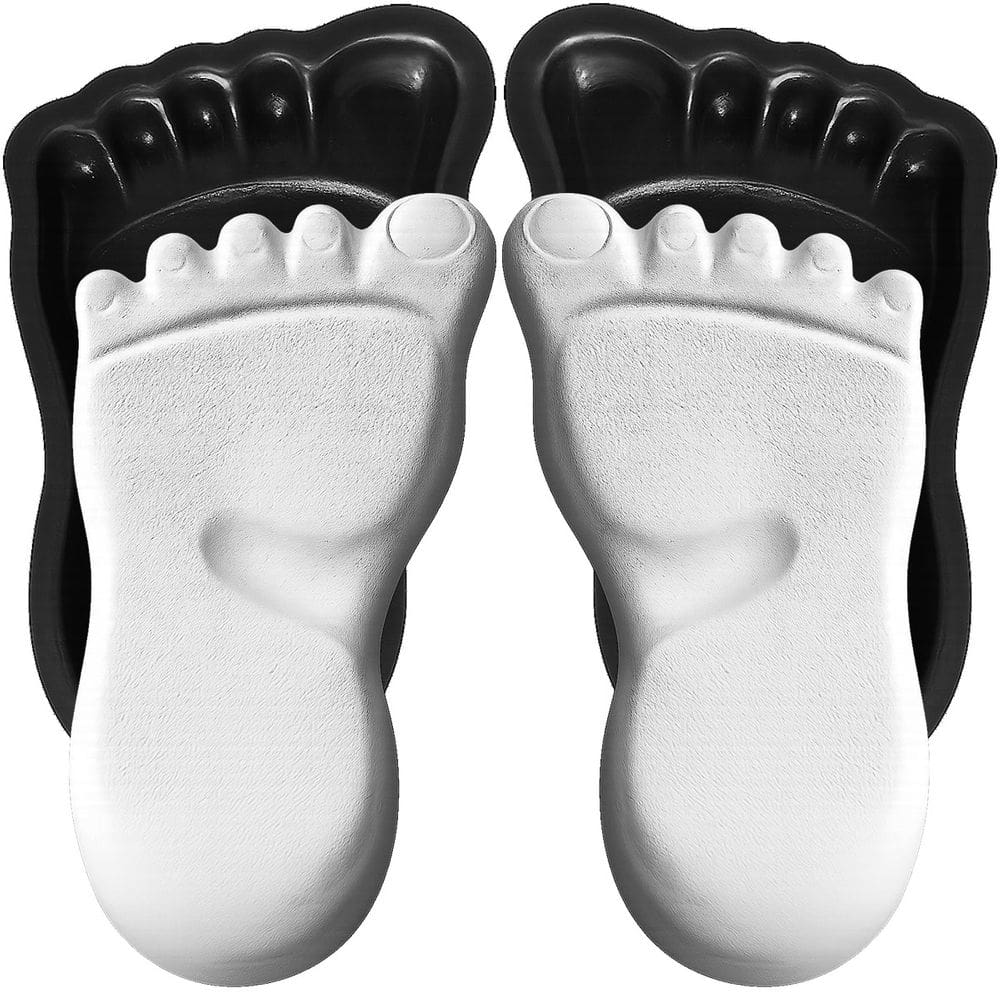 Forma de Pisante Pé em ABS para Concreto - Kit com 2 Formas (Pé Direito e Esquerdo)