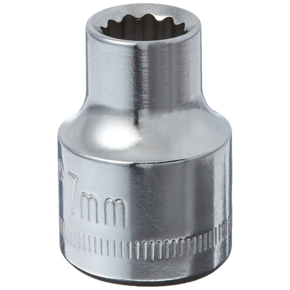 Soquete Crescent 3/8” Drive 12 pontos e 7 mm métrico