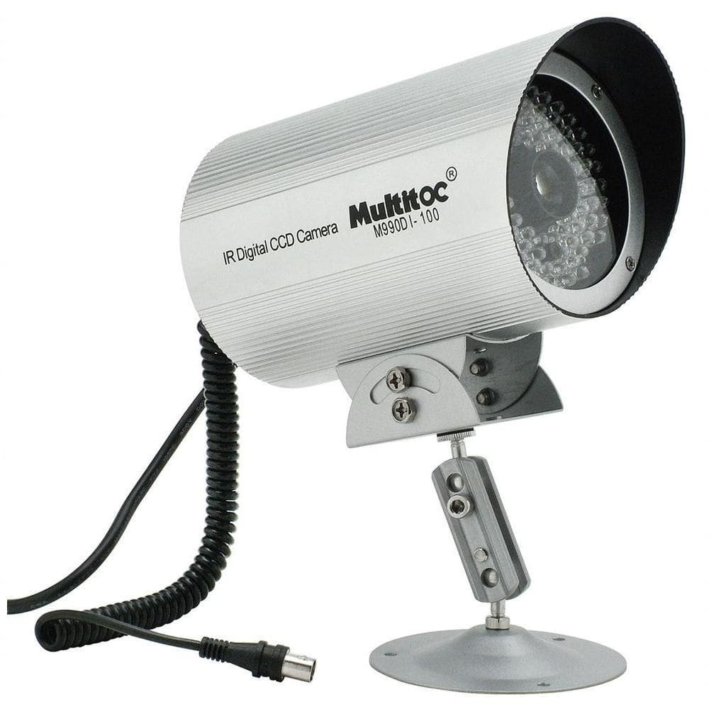 Camera Multitoc Ccd Color Ir100 1- 3 Sharp 420 Linhas 100mts