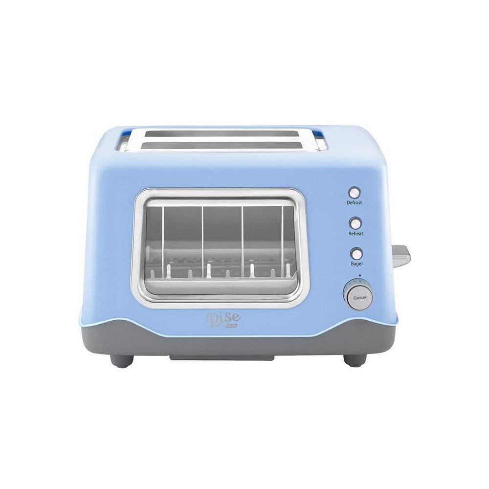 Torradeira RISE BY DASH Clear View 2 fatias azul