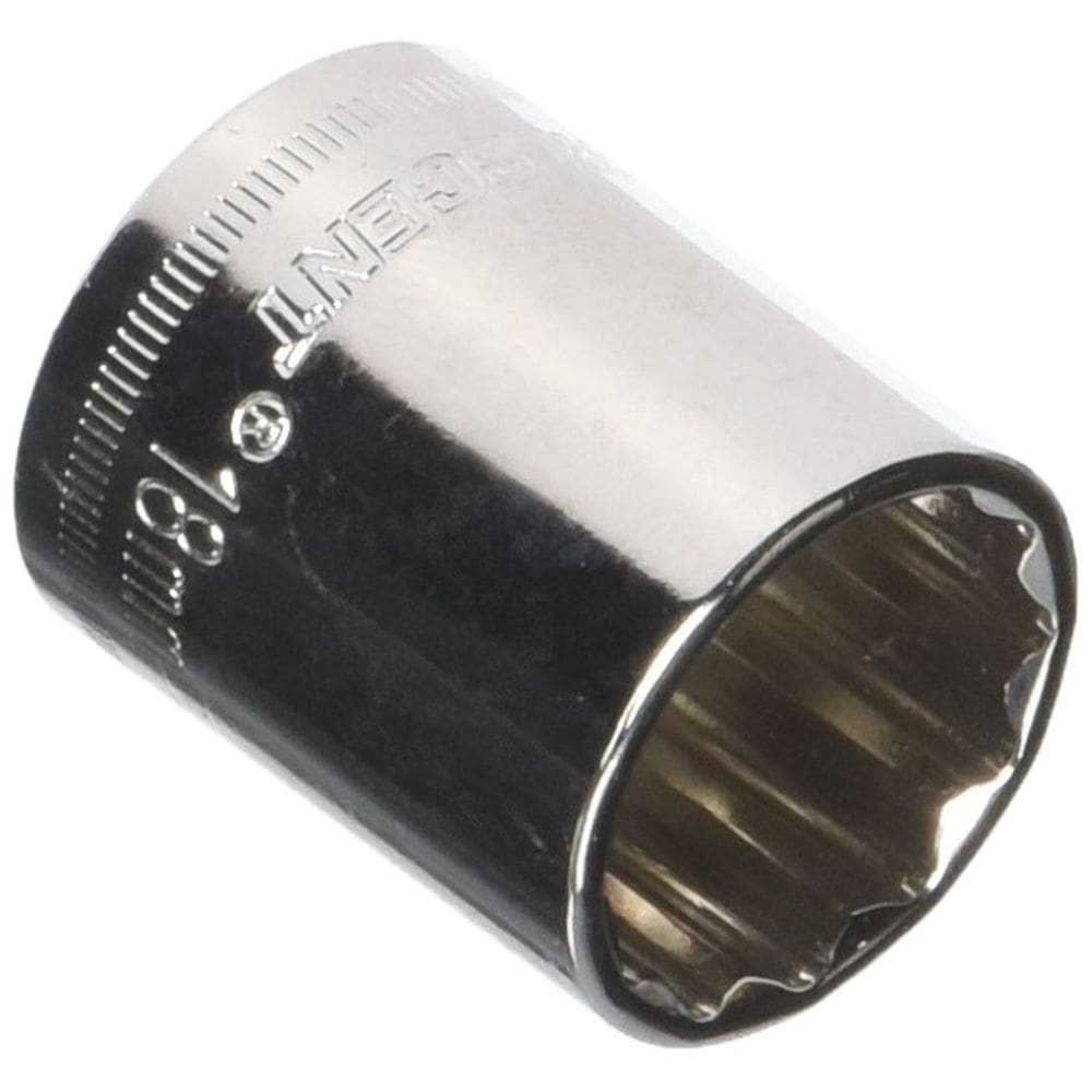 Soquete Crescent 3/8” Drive, 12 pontos, 18 mm, métrico
