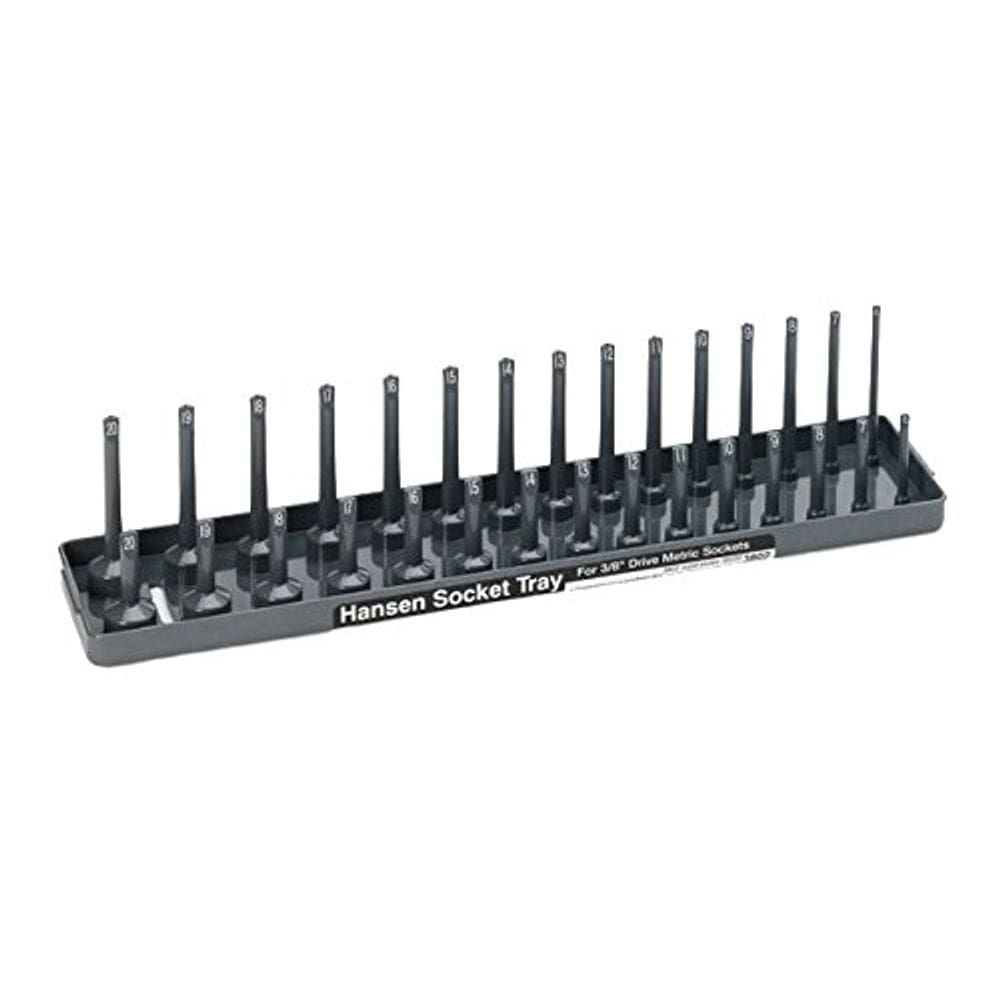 Suporte de soquete Hansen 3/8” Drive Metric 6-20 mm cinza