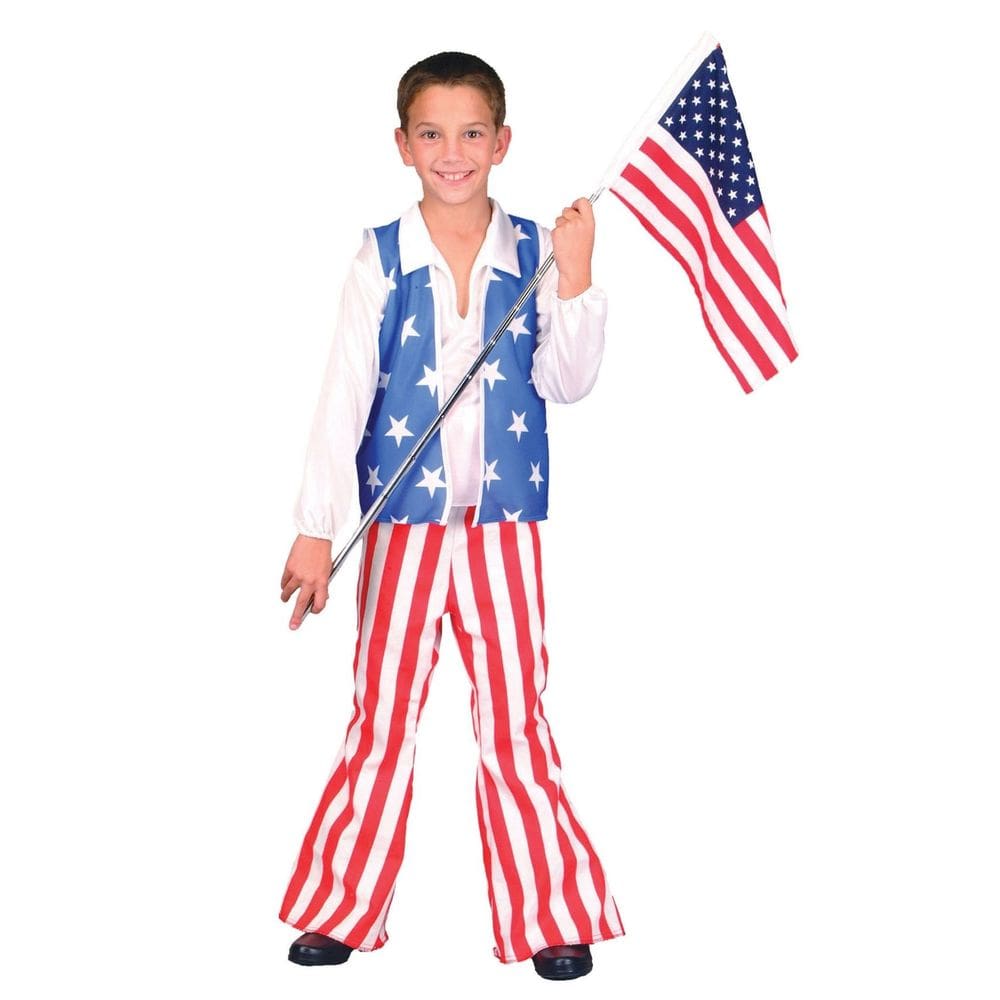 Fantasia infantil de menino patriótico pequeno da RG Costume