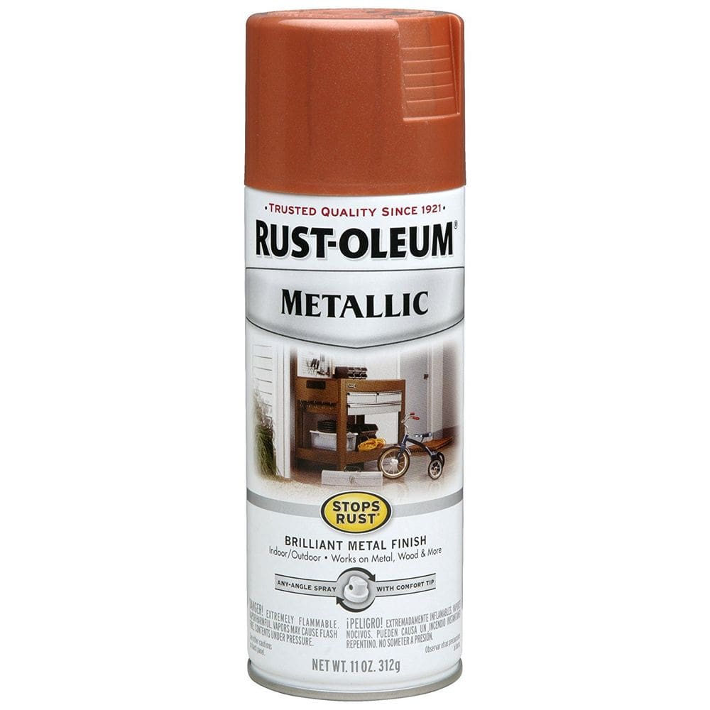 Tinta spray Rust-Oleum impede a ferrugem metálica de 325 ml de cobre
