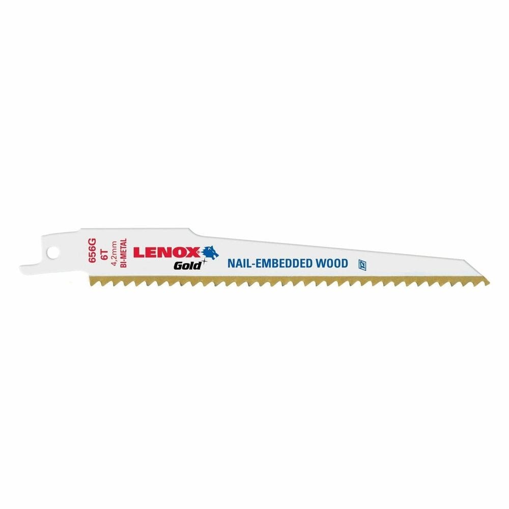 Lâmina de serra Lenox 21062956GR Gold Power Arc 23 cm, 6 TPI, pacote com 5