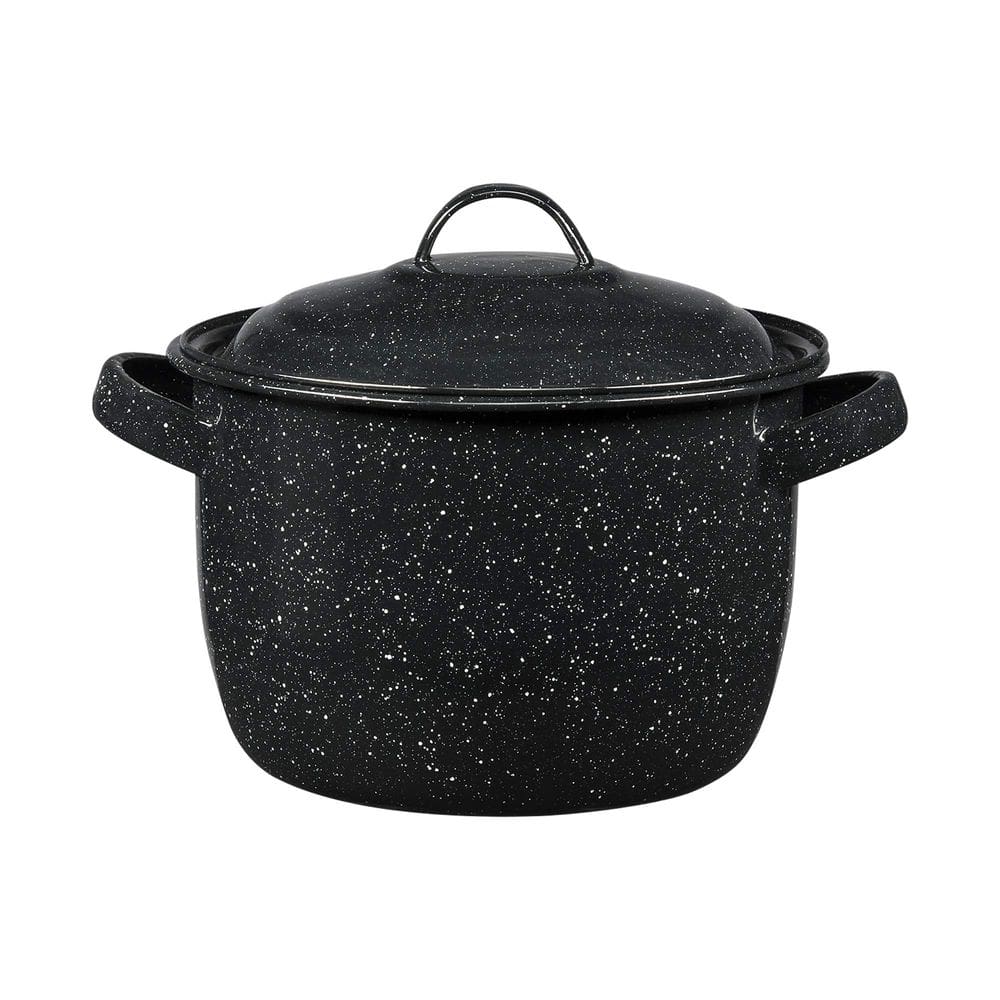 Panela de cozinha Granite Ware de 4 litros de esmalte de porcelana 3,8 L