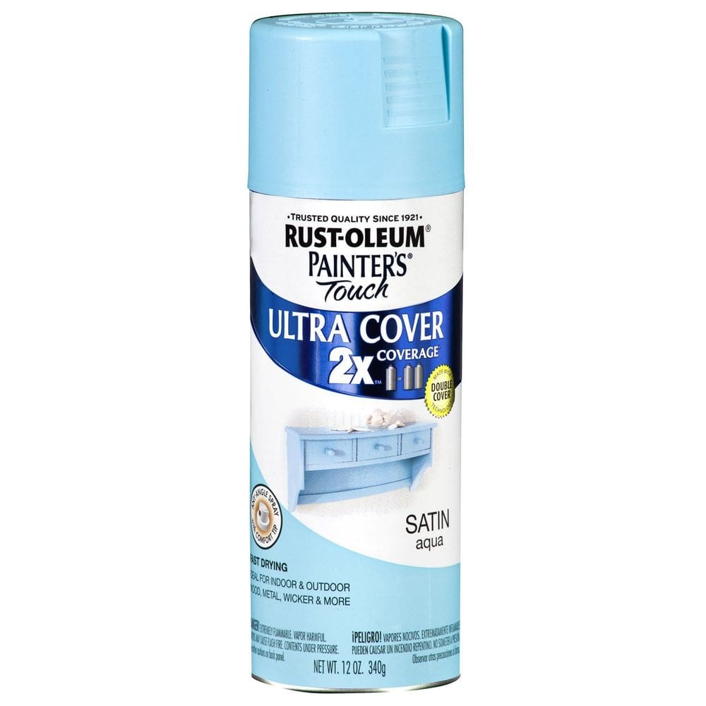 Tinta spray Painter`s Touch Aqua Cover acetinada de 340 ml, conjunto 6