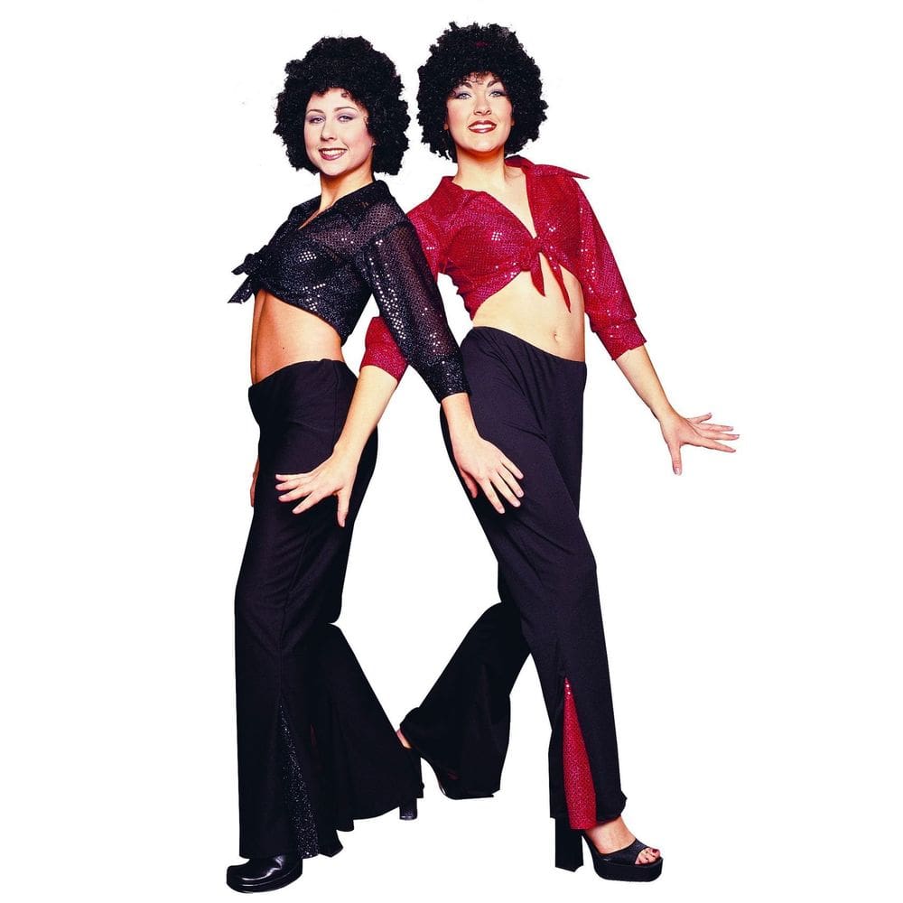 Fantasia de discoteca para meninas RG Costumes Fuschia Black Medium