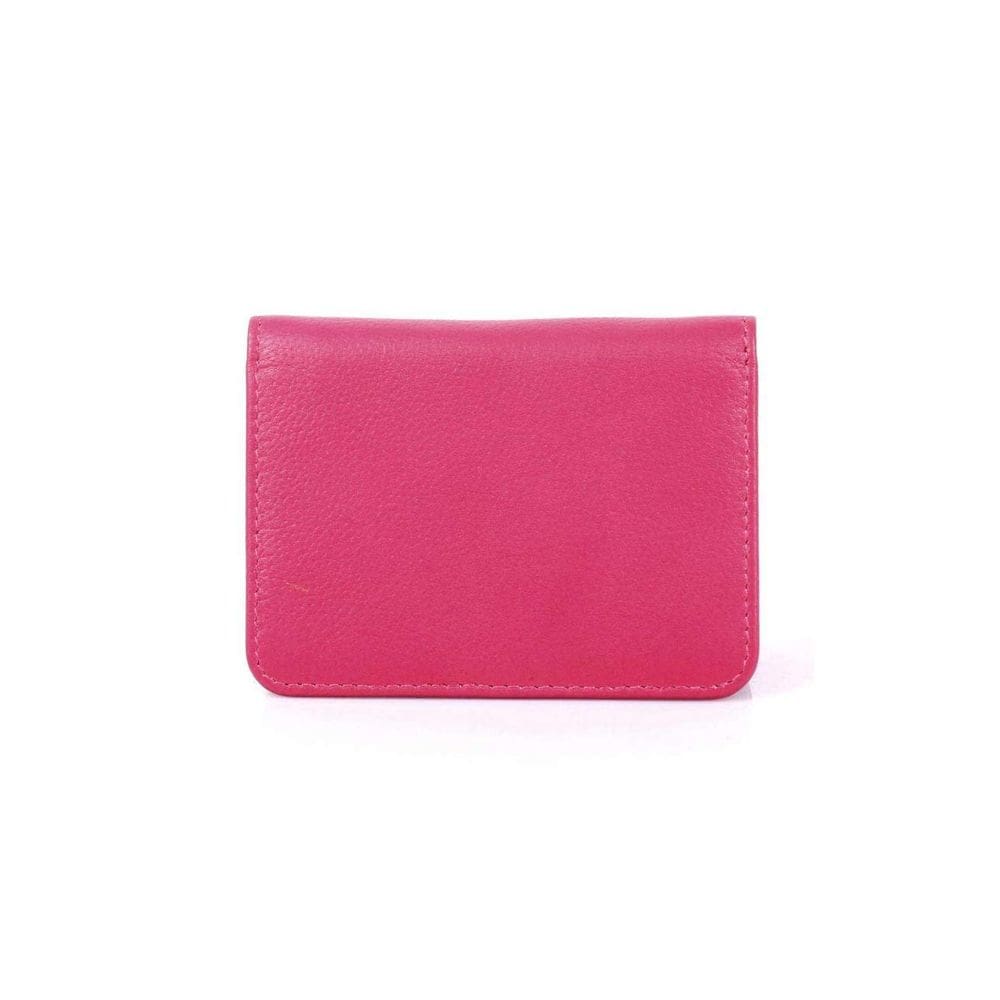Porta-cartões Karla Hanson Leather RFID Hot Pink