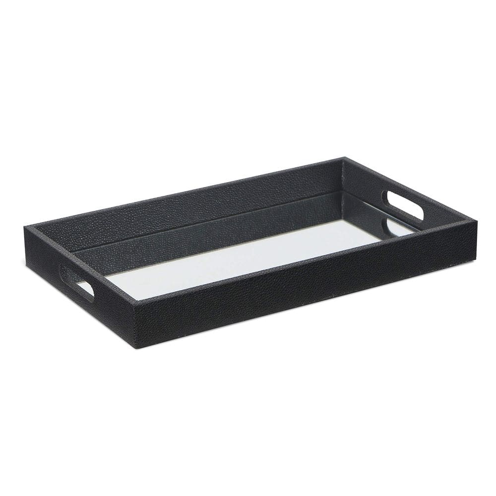 Espelho chanfrado Tray Cheung`s Black Raised Bubble 40x24x5cm
