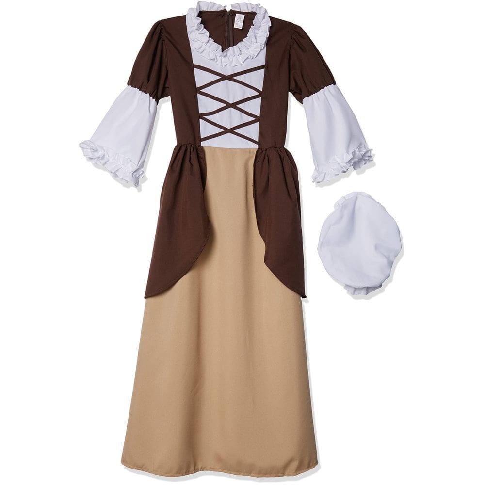 Fantasia RG Costumes Colonial Peasant Lady, tamanho 12-14/grande