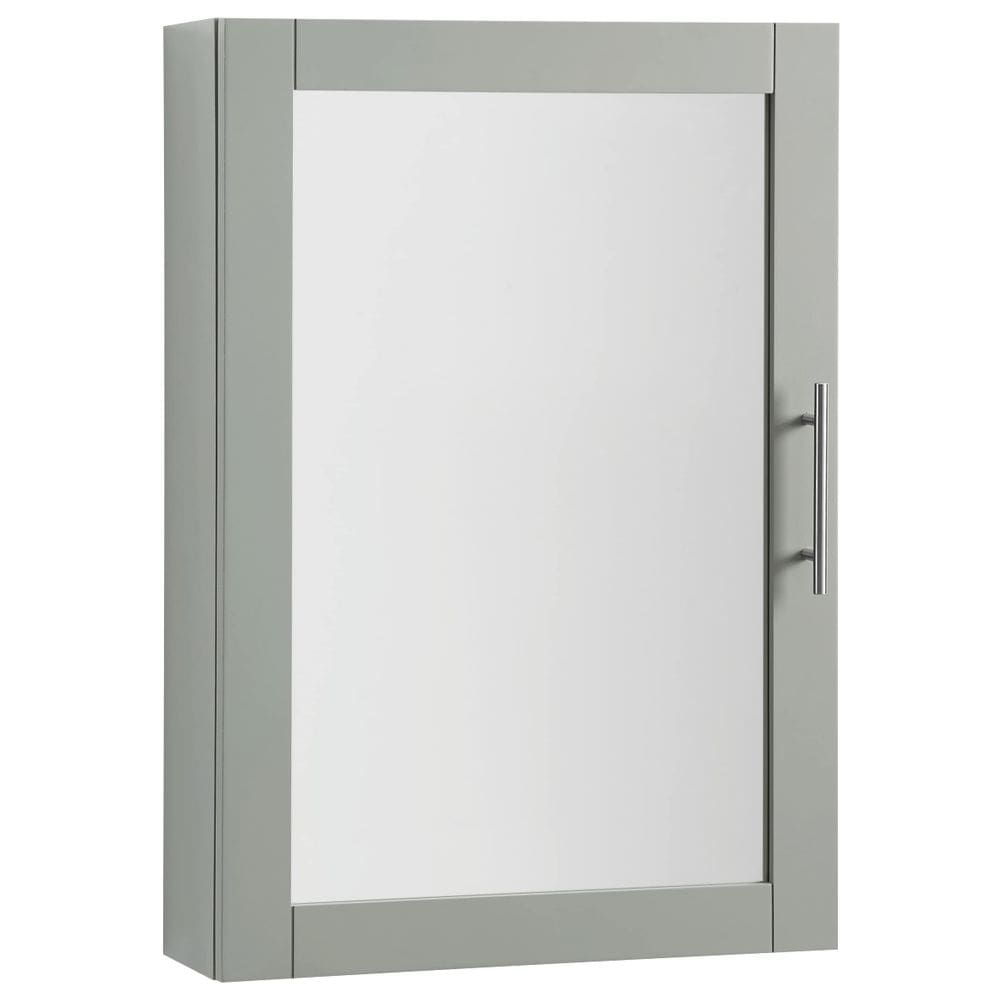 Armário Crosley Savannah, espelho de banheiro montado na parede, cinza