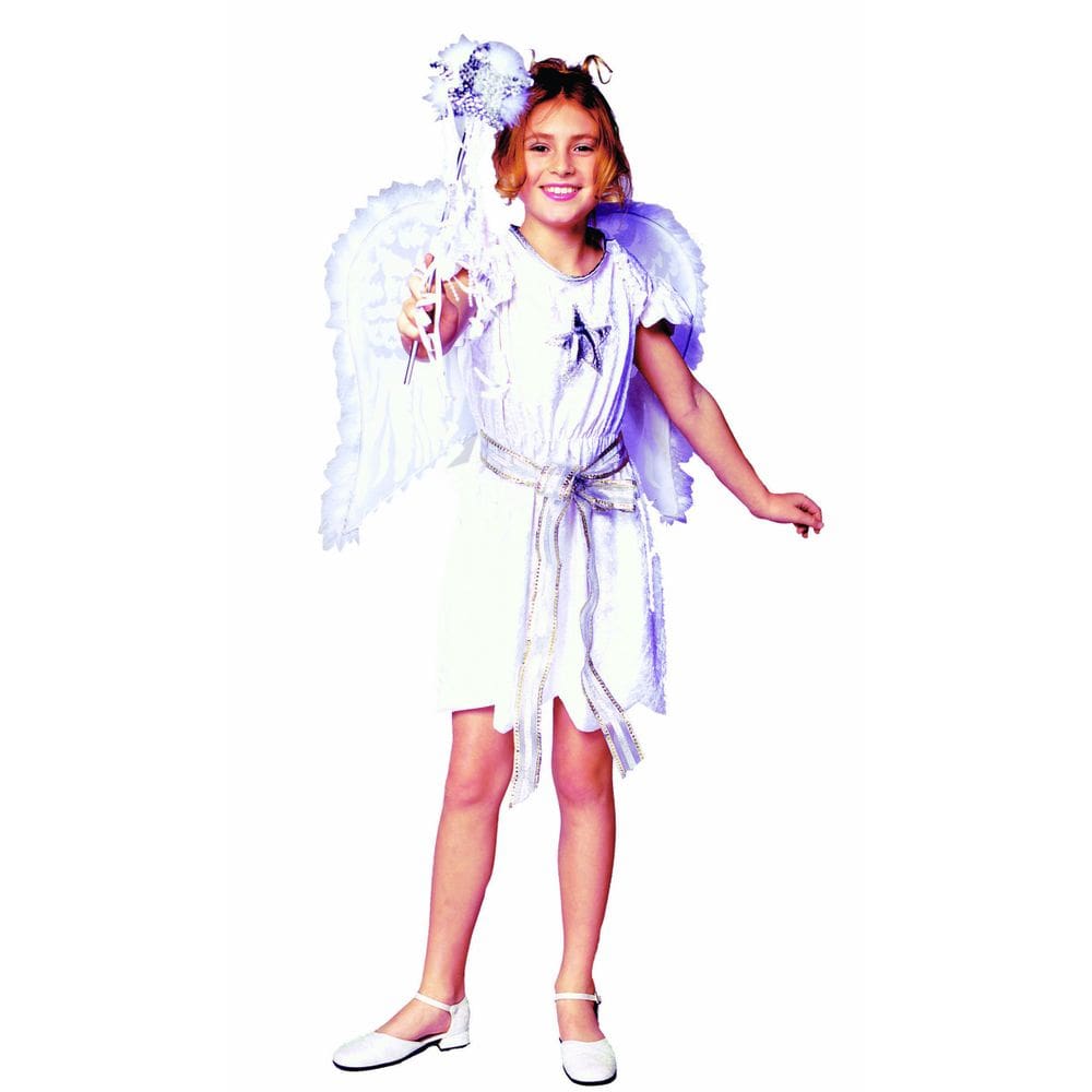 Fantasia infantil grande de veludo Swan Angel Traje RG