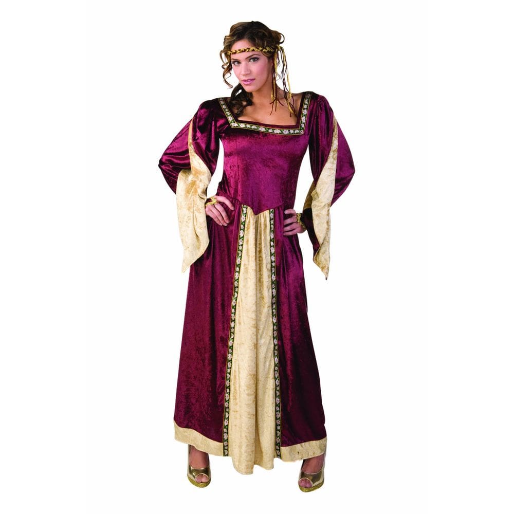 Fantasia RG Costumes Maid Marian para mulheres - Borgonha