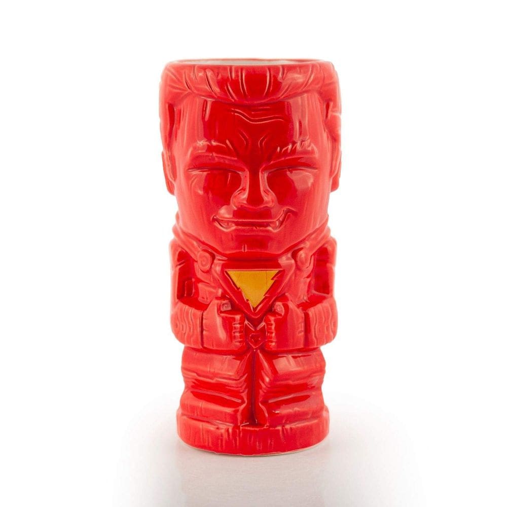 Caneca Tiki DC Comics Geeki Tikis Shazam 560 ml de cerâmica oficial