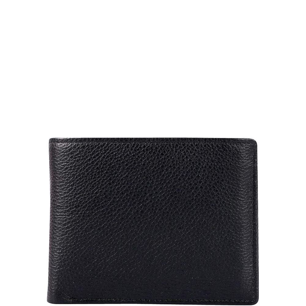 Carteira masculina dobrável Karla Hanson em couro RFID 11x9x2 cm