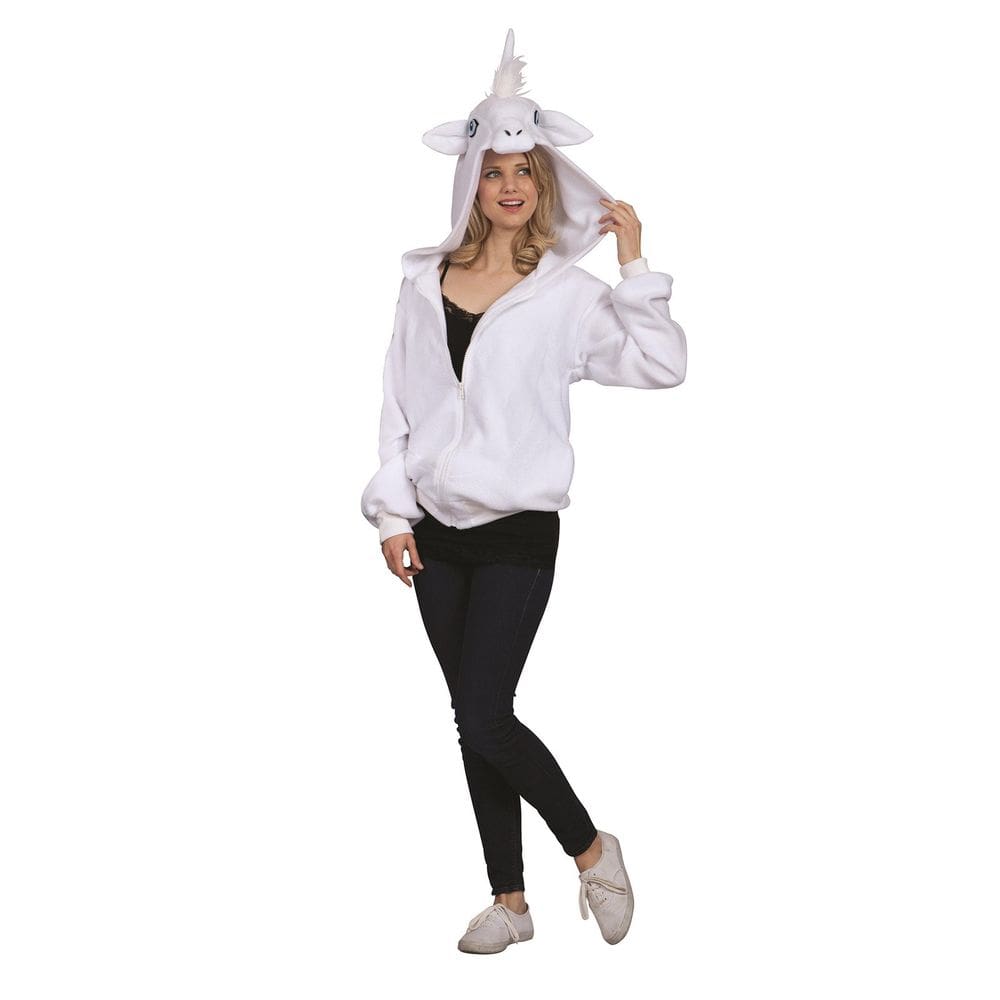 Hoodie RG Costumes Una Unicorn White tamanho S para crianças