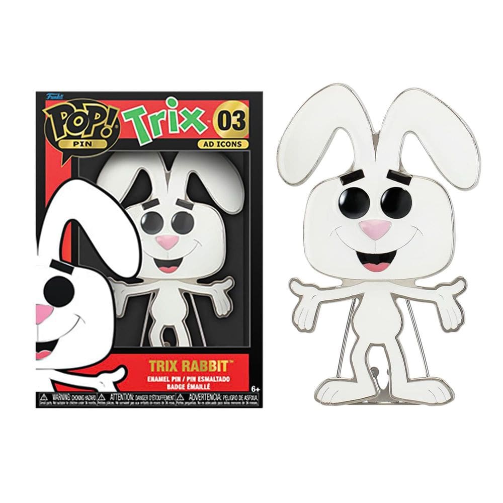 Estatueta Funko Pop! Pinos de tamanho Trix Rabbit Kellogg`s