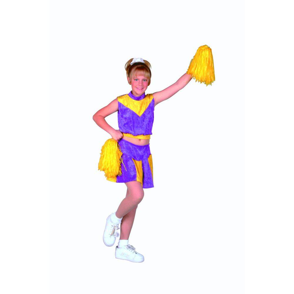 Vestido Cheerleader RG Costumes Velvet Purple Tamanho S