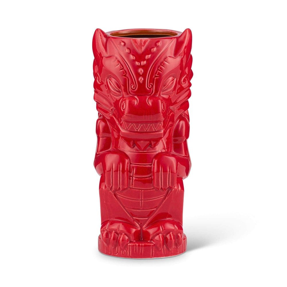 Caneca Geeki Tikis Fantasy Series Red Dragon 500ml de cerâmica