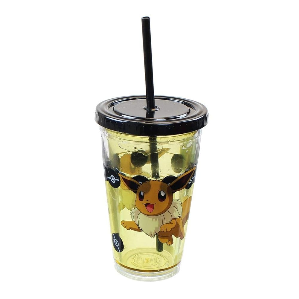 Taça Carnival Pokémon Eevee 530ml com confete flutuante