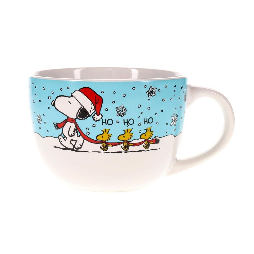 Caneca de sopa Silver Buffalo Peanuts Snoopy Woodstock 700ml