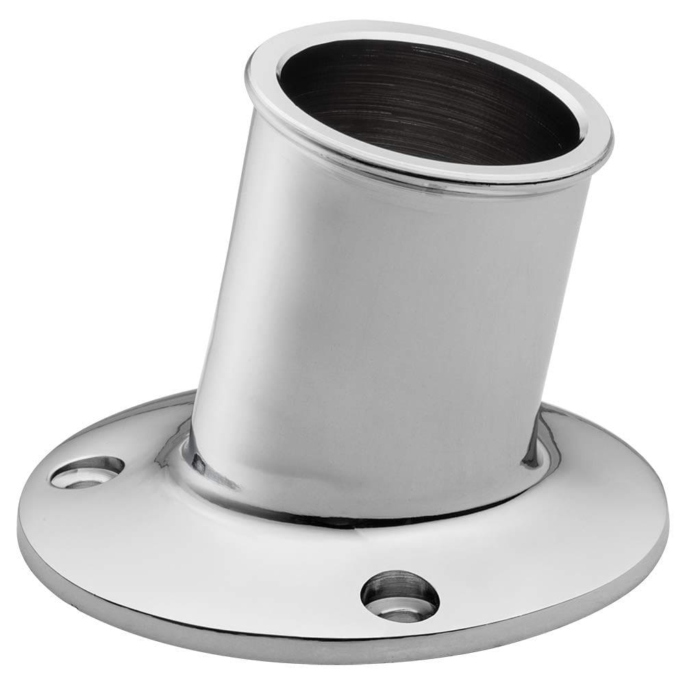 Soquete Flagpole Whitecap S-5003C 1-1/4” de diâmetro. CP/Latão