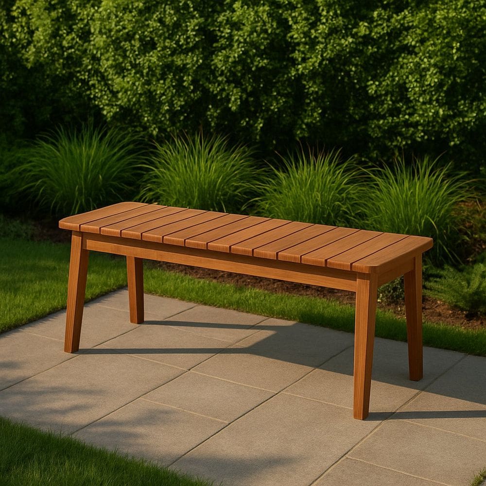 Banco 2 Lugares Madeira Maciça Santa Mônica Natural