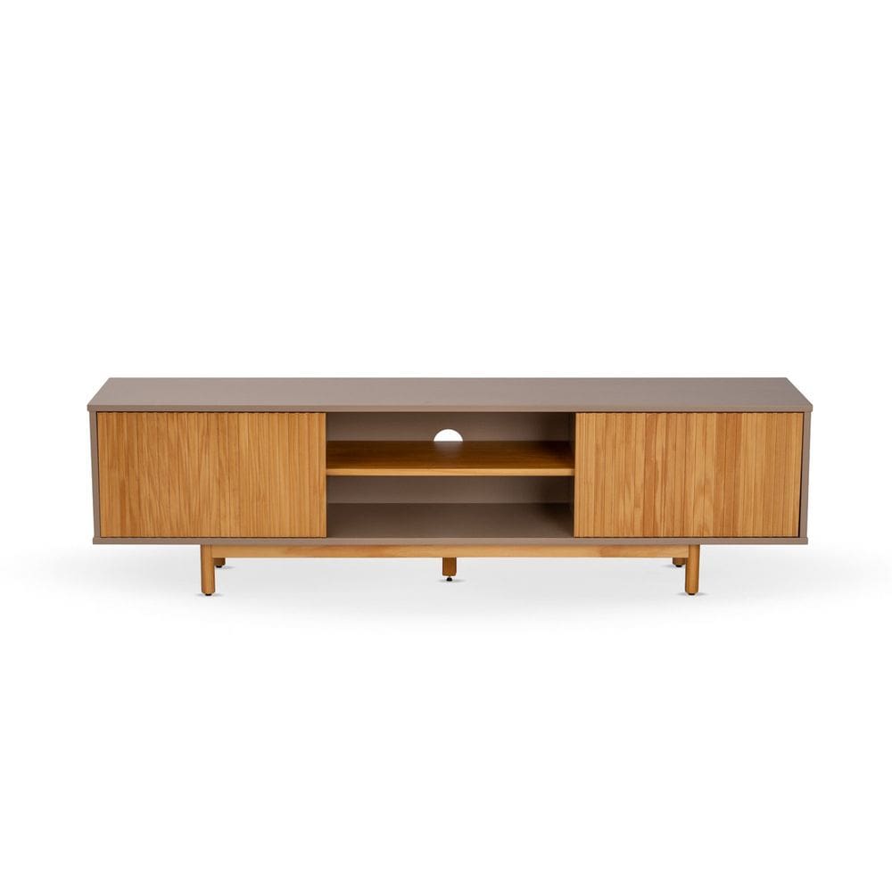 Rack para Tv 65 Polegadas Rischio 180cm de Lavie Cinza/Mel