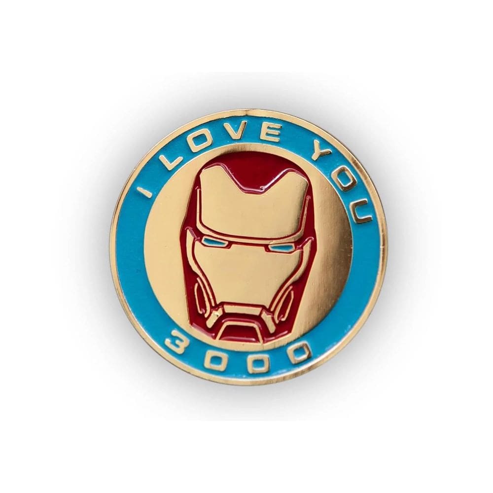 Pin de colecionador Iron Man Marvel Avengers: Endgame I Love You 3000