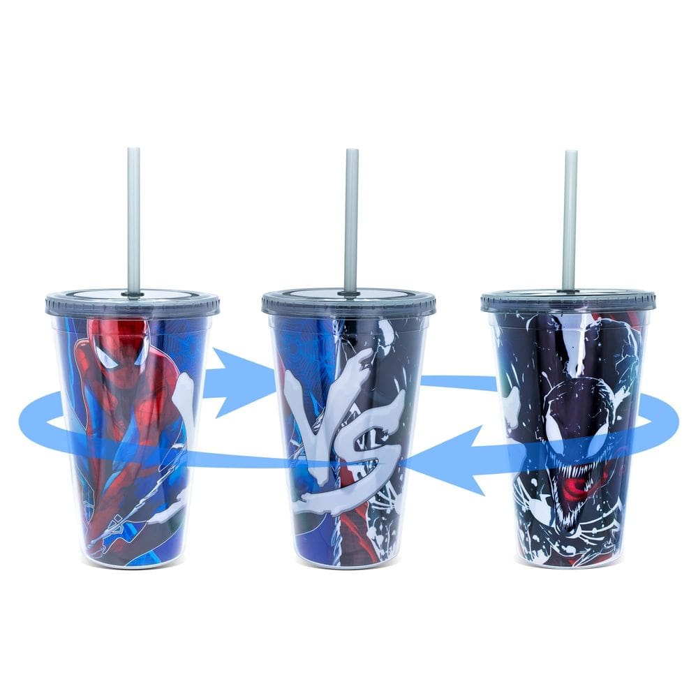 Cold Cup Silver Buffalo Marvel Spider-Man vs Venom 473 ml